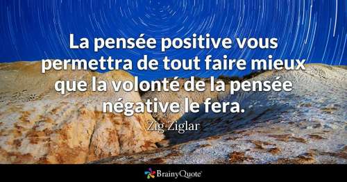 PENSEE POSITIVE